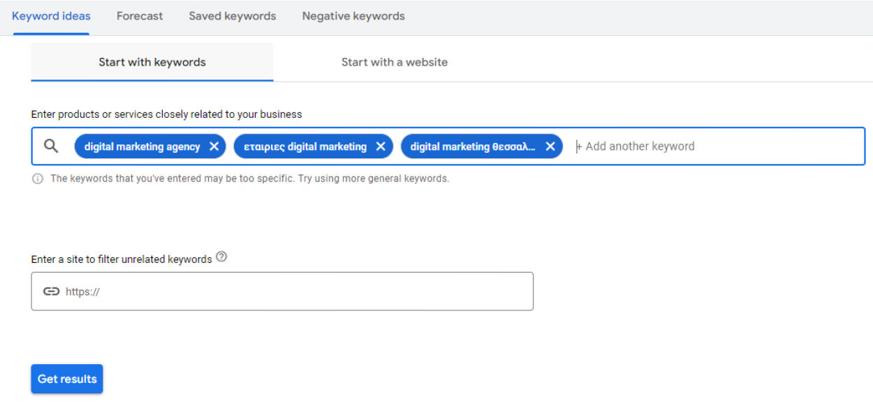 Προσδιορισμός Διαφημιστικού Budget Start With Keywords - Not The Same